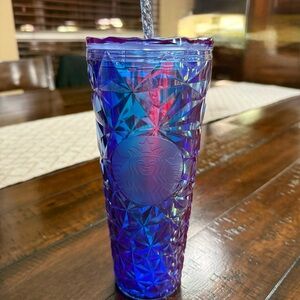 Starbucks 2024 Purple Prism Iridescent Venti Cup New
